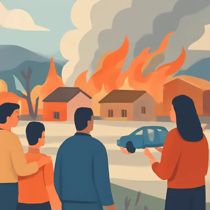 Incendio en Epuyén destruyó dos viviendas y un galpón