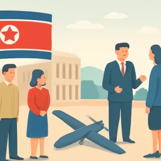 Corea del Norte acusa a Corea del Sur de enviar un dron espía derribado en su territorio