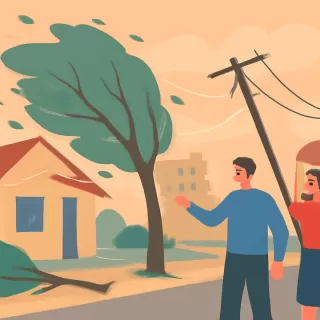 Fuertes vientos causan destrozos y dejan sin energía a zonas de Posadas y Garupá