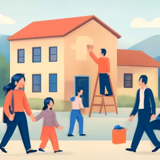 Avanza el operativo de pintura en más de 1.500 escuelas de Mendoza para mejorar la infraestructura escolar