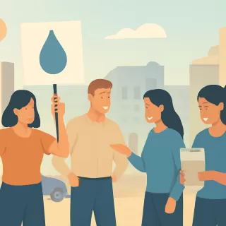 Vecinos de La Plata y Ensenada reclaman por falta de agua y agua turbia tras obras en acueducto