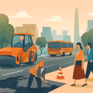 Estado y reparación de 60 kilómetros de avenidas transitadas en el Gran Buenos Aires