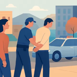 Conductor detenido tras persecución policial en Km. 8 por intento de atropello a agente