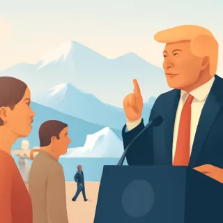 Trump anuncia que negociará con Groenlandia "por las buenas" o "por las malas"