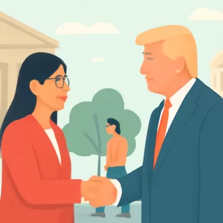 Delcy Rodríguez solicitó reunión con Donald Trump en Washington, según ABC