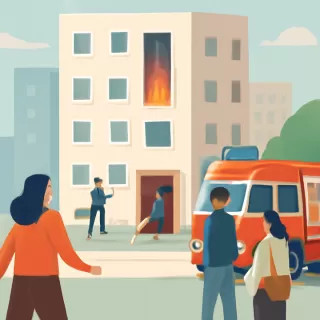 Incendio en un ascensor obliga a evacuar un edificio en La Plata