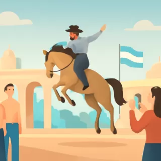 25 delegaciones participarán en el campeonato internacional de jineteada del 60º Festival de Doma y Folklore