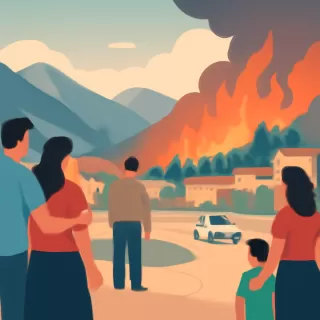 Incendio en la Patagonia argentina afecta más de 5.500 hectáreas y amenaza la localidad de Epuyén