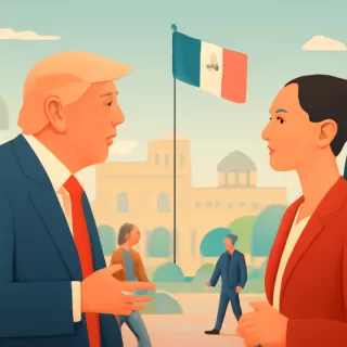 Trump amenaza con atacar a cárteles mexicanos y Sheinbaum apuesta al diálogo