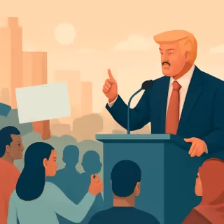 Trump advierte que Irán enfrenta graves problemas ante protestas internas