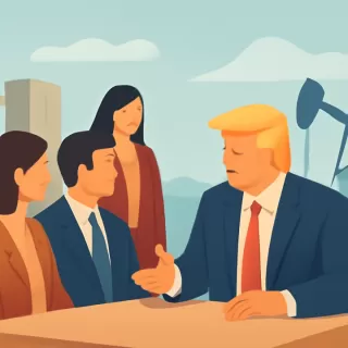 Trump se reunió con grandes petroleras para discutir el petróleo venezolano