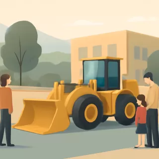 San Carlos de Bariloche incorpora una nueva pala cargadora a su maquinaria municipal