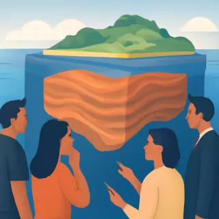 Descubren una estructura rocosa gigante bajo las islas Bermudas hasta ahora desconocida