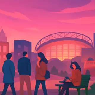 Fenómeno tiñó de rosa el cielo en Birmingham durante la tormenta Goretti