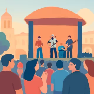 Abel Pintos y Los Nocheros se presentaron en la tercera noche del Festival de Doma y Folclore en Jesús María