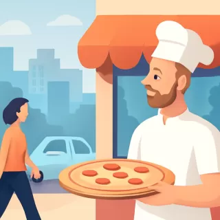 Matías Vuoso, goleador en la Premier League, ahora es pizzero