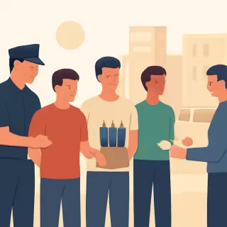 Detienen en Tijuana a tres jóvenes por posesión de pirotecnia y a otro por intento de soborno