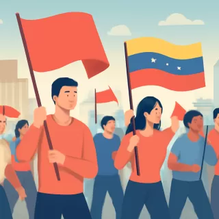 Marchas chavistas en Venezuela y en el exterior por la liberación de Nicolás Maduro tras su secuestro