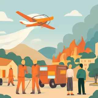 El Gobierno nacional desplegó casi 300 brigadistas para combatir incendios en Chubut