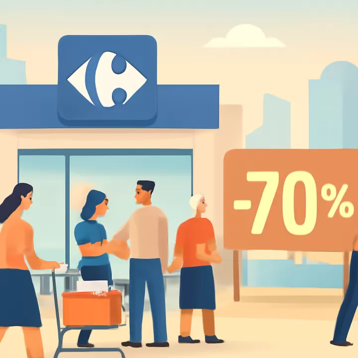 Carrefour ofrece hasta 70% de descuento en la segunda unidad de productos seleccionados