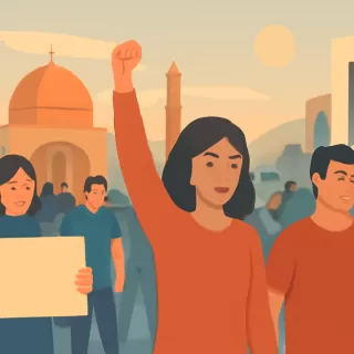 Estudiantes iraníes y protestas recientes cuestionan régimen teocrático tras cuatro décadas