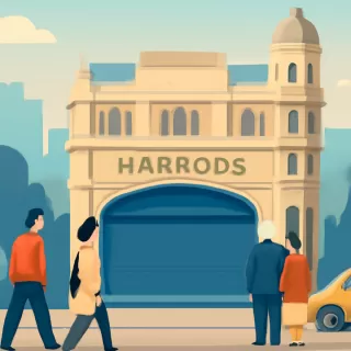 El edificio de Harrods en calle Florida permanece cerrado desde 1998