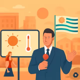 Meteorólogo prevé temperaturas superiores a 40 ºC en Uruguay esta semana