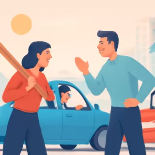 Mujer extranjera exhibió un bate de béisbol en una discusión de tránsito en Punta del Este