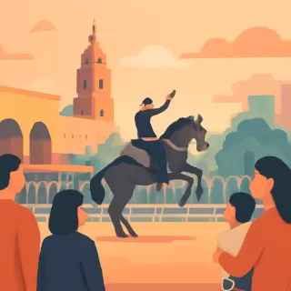 Segunda noche del Campeonato de Jineteada en Los 60 del Festival