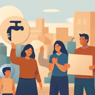 Vecinos de Las Balsas reclaman por grave crisis de falta de agua potable