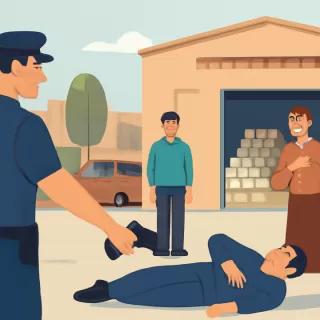 Ladrón baleado durante intento de robo en depósito de huevos en Parque Avellaneda