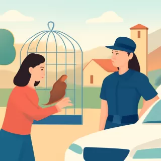 Rescataron más de 40 aves silvestres en cautiverio en Albardón