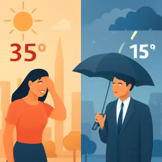 Buenos Aires enfrentará esta semana temperaturas de 35 °C a 15 °C con tormentas aisladas