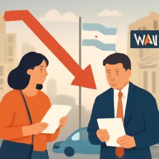 Bonos y acciones argentinas caen en Wall Street por tensiones entre Trump y la Reserva Federal