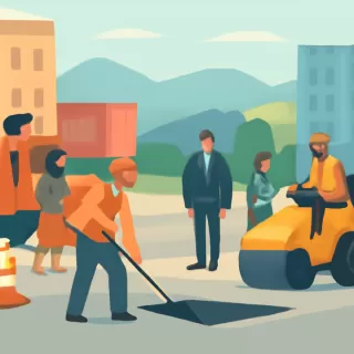 Operativo semanal de bacheo avanza en la Ciudad de Mendoza