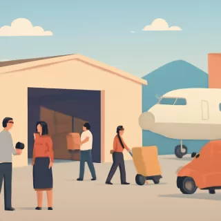 Salta concretó la primera importación aérea nacionalizada en el depósito fiscal COCEL