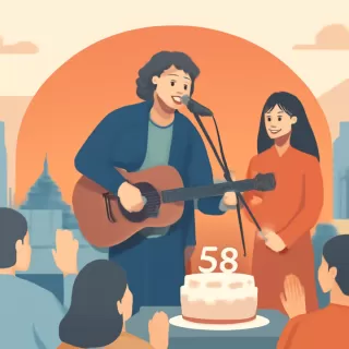 Andrés Ciro Martínez festejó su 58° cumpleaños con un concierto en Punta Ballena