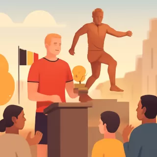 Kevin De Bruyne inauguró el Salón de la Fama del fútbol belga