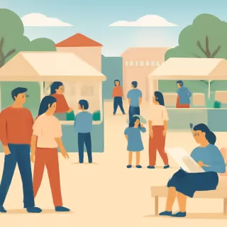 Feria Comunitaria San Francisco en Plaza San Martín el domingo 18 de enero