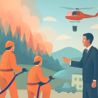 Nación refuerza el sur con 300 brigadistas y apoyo aéreo por incendios forestales