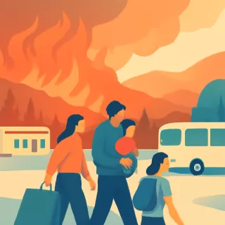 Incendios forestales afectan la Patagonia y causan evacuaciones masivas en Chubut