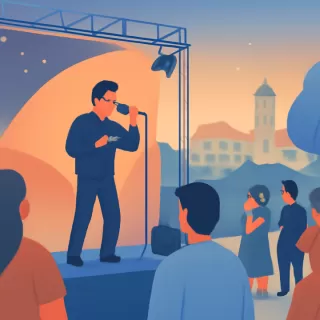 Piko Frank se presentó en el Festival de Jesús María y animó la madrugada