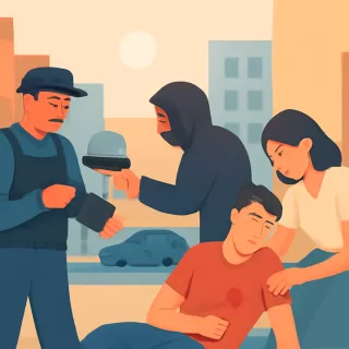 Rapiña a policía y disparo a joven en Piedras Blancas, Montevideo