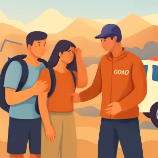 Rescatan a pareja desorientada en las sierras de Córdoba asistida por el equipo DUAR