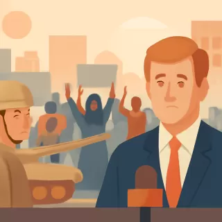 Trump no descarta opciones militares contra Irán en medio de protestas