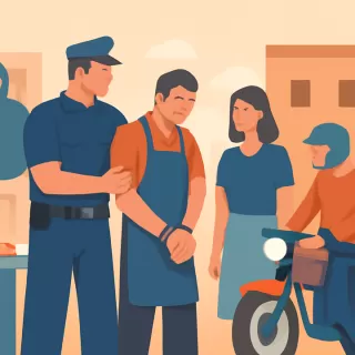 Detienen a vendedor ambulante por robo millonario en depósito de motocross en Santa Lucía