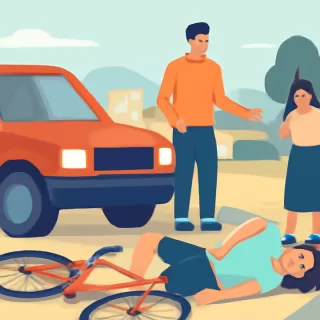 Ciclista gravemente herida tras ser embestida por una camioneta en el ex circuito de motocross