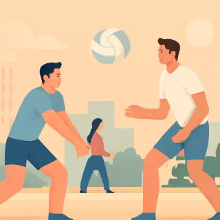 Santino Martínez y Benjamín Barreto debutaron en la Liga Nacional de Vóley con Lafinur