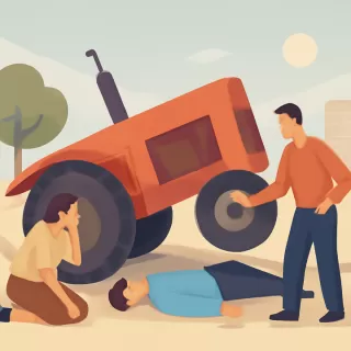 Joven de 19 años falleció tras accidente con máquina rural en Candelaria Sud, Córdoba