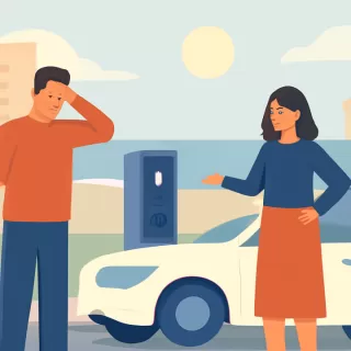 Usuarios enfrentan dificultades para cargar autos eléctricos en Punta del Este